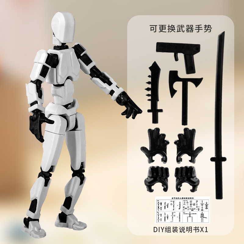 Quatrième génération - Grand Mech blanc [4 armes 4 modes] en sac
