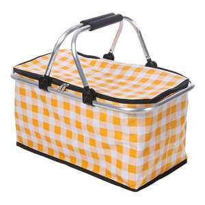 Sac isotherme pliable en film d'aluminium pour le dropshipping Shopify, sac de pique-nique portable pour l'extérieur, panier de courses à main - Product Image 1