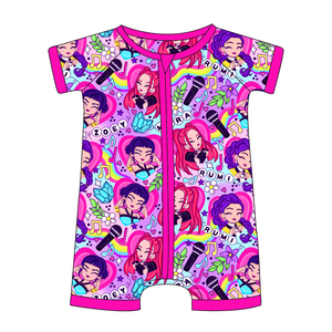 夏季新款竹纤维拉链婴儿连体衣 双向拉链透气吸汗现货 RTS - Product Image 5