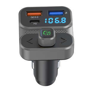 Kit voiture portable sans fil bon marché pour <span class=keywords><strong>Bluetooth</strong></span> lecteur MP3 <span class=keywords><strong>transmetteur</strong></span> <span class=keywords><strong>FM</strong></span> voiture charge rapide 2 ports USB APE PC - Product Image 3