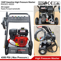 Nettoyeur haute pression à essence pour moteur à essence industriel 13HP Pompe à jet d'eau Machine à laver voiture Nettoyeur haute pression portable à essence