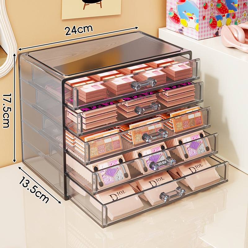 Translucent Black - Five-Drawer