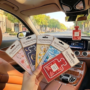 <span class=keywords><strong>Deodorante</strong></span> per auto da donna e da <span class=keywords><strong>uomo</strong></span>, mini bottiglia di profumo, <span class=keywords><strong>deodorante</strong></span> per auto in carta di design - Product Image 1