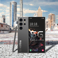 Smartphone Android 14 S24 Ultra, écran 7,3 pouces 144 Hz, 6 Go de RAM, 128 Go de stockage, processeur Déca-Core, double SIM, appareil photo 108 MP, batterie 6000 mAh