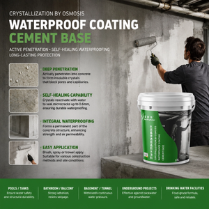 Revestimiento Impermeabilizante Capilar Cristalino Cementicio Autoregenerable <span class=keywords><strong>de</strong></span> Larga Duración <span class=keywords><strong>para</strong></span> Pozos <span class=keywords><strong>de</strong></span> Ascensor - Product Image 2