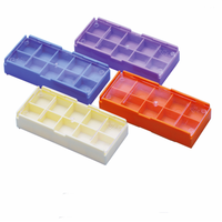 Boîte à outils en plastique à bon prix, étui vide pour embouts de perceuse à ongles, rangement pour exposition, mini
