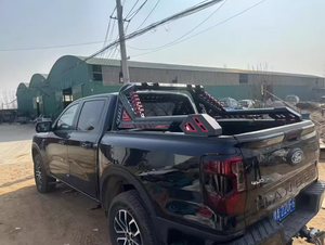 Barra Antivuelco Deportiva Universal de Acero al Carbono con Recubrimiento de Polvo Negro para Camionetas <span class=keywords><strong>4x4</strong></span> - Compatible con Tacoma L200 NP300 Triton - Product Image 3