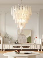 Lustre de Plafond Design Moderne de Luxe Hauteur Réglable pour Salon Chambre Salle à Manger