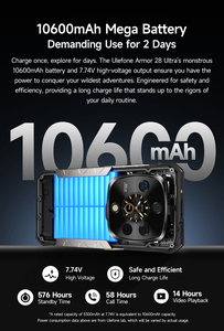 Ulefone Armor 28 <span class=keywords><strong>Ultra</strong></span> 6,67 pouces <span class=keywords><strong>5G</strong></span> 16 Go+1 To Android 15 Imagerie Thermique 10600 mAh NFC Smartphone Robuste Mondial - Product Image 5