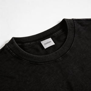 Camiseta de Hombre con Diseño Nuevo 2026, Lavado Ácido, Efecto Desgastado, con Pedrería, Manga Corta, Cuello Redondo, Estampado Gráfico, Talla Grande - Product Image 2