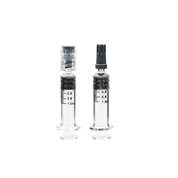 Tube en verre borosilicate pré-rempli DUIHAO avec bouchon en plastique et bouchon en caoutchouc, emballage écologique résistant à l'eau, fabriqué au laser