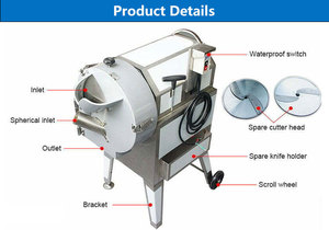 Thương mại Khoai Tây Rau chuối máy cắt trái cây máy cắt điện rau <span class=keywords><strong>Slicer</strong></span> máy - Product Image 3