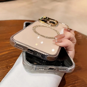 Nouvelle <span class=keywords><strong>coque</strong></span> de téléphone <span class=keywords><strong>transparente</strong></span> à paillettes magnétiques pour femme 2025 pour <span class=keywords><strong>iPhone</strong></span> 11 <span class=keywords><strong>12</strong></span> 13 14 15 16 17 <span class=keywords><strong>Pro</strong></span> Max Plus - Product Image 4