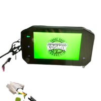 Layar TFT EV dengan Komunikasi CANBUS Satu Jalur, Speedometer Digital Sepeda Motor Listrik, Part Modifikasi dengan Harga Murah