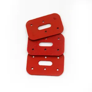 Silicone factory Die cutting perforated heat resistant silicone rubber pad for new energy vehicle battery box,