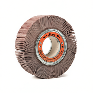 Ttake Abrasive Cloth Flap <b>Wheel</b> 200x50x54 Mm With Hole For Metal <b>Grinding</b> - Product Image 2