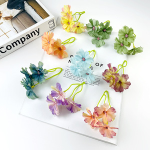 Fleurs artificielles en forme d'étoile de 10 cm, ornements pour cheveux, décorations de mariage, accessoires de photographie en extérieur, décoration intérieure - Product Image 1