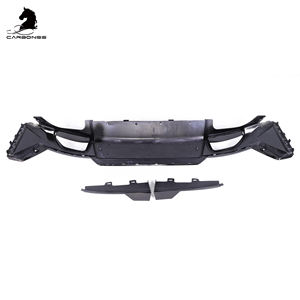 Difusor trasero ABS negro brillante estilo CP con puntas de escape accesorios de parachoques trasero de coche para BMW 3 Series G20 G28 LCI <span class=keywords><strong>2023</strong></span> + - Product Image 6