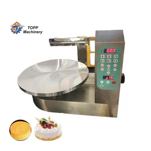 stainless steel electric cake icing smoother machine cake icing machine bakery