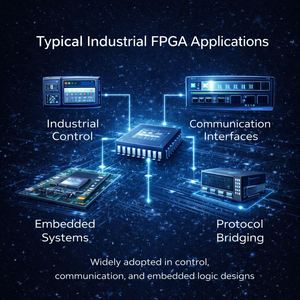 EX64-TQG100I FPGA IC 56 I/o 128 Lojik Elemanları 100-tqfp(14x14) Endüstriyel Sistemlerde Genel Programlanabilir Mantık için - Product Image 3