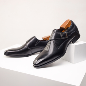 Mocasines de Punta Puntiaguda Estilo Británico de Talla Grande, Zapatos Formales de Cuero Genuino para Hombre, Sin Cordones, para Oficina y Carrera Profesional - Product Image 4