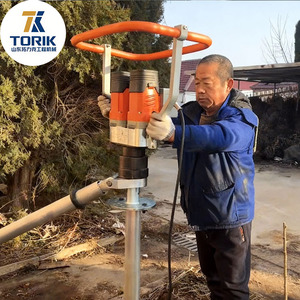 휴대용 전기 모터 파일 드라이버 고효율 및 하중 모멘트 미니 태양광 지면 스크류 드라이버 - Product Image 2