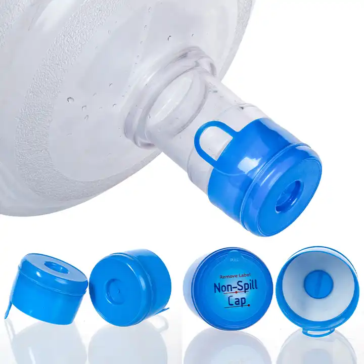 55MM No-Spill Cap Display Package for Screw Neck Water Bottles