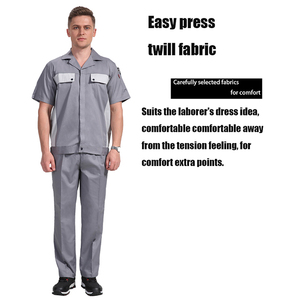 Tuta Anti-polvere antistatica abiti da lavoro riparazione <span class=keywords><strong>auto</strong></span> tuta saldatura protezione lavoro abiti da lavoro maniche corte - Product Image 4