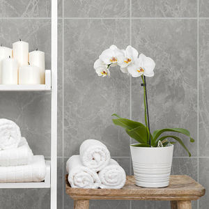 Panneau UV à motif de marbre 4mm 2440*1000 revêtement mural en vinyle ignifuge anti-rayures imperméable anti-dérapant panneau mural Spc facile à installer - Product Image 3