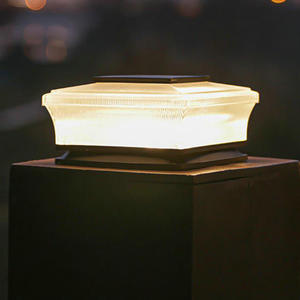 4 LED <strong>Low</strong> <strong>Voltage</strong> Outdoor Solar <strong>Post</strong> <strong>Decking</strong> Lighting Pillar <strong>Light</strong> Solar Powered Integrated LED Fence <strong>Post</strong> <strong>Cap</strong> <strong>Light</strong> - Product Image 2