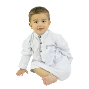 Ropa Musulmana para Niños para Eid, Ramadán, Oración, Uso Diario, Abaya Islámica, Vestido Thobe - Product Image 1