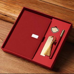 Set de Regalo de Cuaderno de Negocios Personalizado con Logotipo Imprimible, Bloc de Notas para Jefes, para Reuniones, Artículos Esenciales de Oficina - Product Image 5