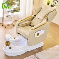 Bassin de bain de pieds à remous pour manucure, fauteuil de pédicure électrique de luxe pour salon