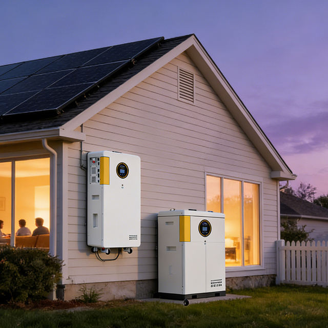 Solar Hybrid Inverter 5kw Power Storage System Battery Lifepo4 Backup for Home Modular Design Home Energy Storage