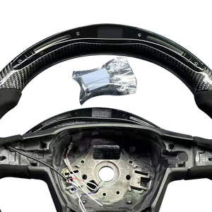 <span class=keywords><strong>Volant</strong></span> en Alcantara en fibre de carbone forgé à LED personnalisé pour Siat <span class=keywords><strong>Cupra</strong></span> <span class=keywords><strong>Seat</strong></span> Leon <span class=keywords><strong>Volant</strong></span> en carbone 2015 - Product Image 2