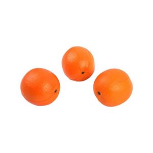 Custom Logo Promotional <b>Gifts</b> PU Foam Stress Ball Orange Shape with Leaf Antistress Toy - Product Image 1