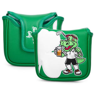 High Quality Mallet <b>Putter</b> <b>Headcover</b> Magnetic Golf Club Head Cover Funny Golf <b>Putter</b> Cover - Product Image 1