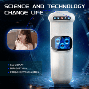 Coppa per Masturbazione all'Ingrosso, Allenatore per il Pene, Stimolatore Sessuale, Coppa Vibrante con Funzione di Succhio e Schermo Display - Product Image 2