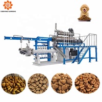 Ligne de traitement complète ligne de production d'aliments pour animaux de compagnie extrusion d'aliments pour poissons, chiens et chats
