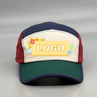 Gorra de Béisbol Deportiva con Logotipo Bordado Personalizado, 5 Paneles, para Hombre, Al Por Mayor, de Lona, Gorra Hip-Hop Original