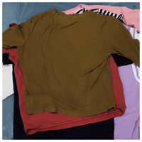 Pabrik GZ Grosir Pakaian Bekas Wanita Campuran Kaos Wanita Ukay, Harga Lebih Murah Kaos Wanita Pendek Bekas B K83 Ktees Bale