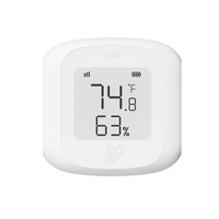 Capteur de température et d'humidité WiFi, hygromètre intelligent, thermomètre, moniteur à distance via application, alarme antivol pour maison intelligente Alexa