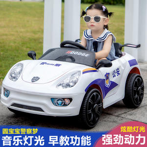 Auto Eléctrico Dodge para Niños, 4 Ruedas, Estilo Policía, Recargable, con Control Remoto, Juguete para Niños de 2 a 4 Años - Product Image 2