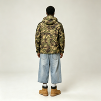 Veste parka camouflage pour homme, personnalisée, imperméable, coupe-vent et respirante, pour toutes les saisons, fermeture éclair, coque rigide