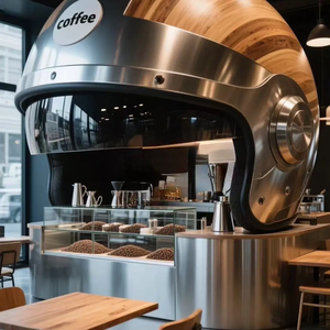 Alta calidad estándar <span class=keywords><strong>comida</strong></span> rápida Pop-up Cafe Shops Mobile Container Casco Coffee Bar Houses - Product Image 2