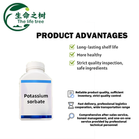 Sorbate de potassium de qualité alimentaire hautement efficace en poudre, sphérique blanc, sac de 20 kg, durée de conservation de 2 ans, antifongique large spectre pour produits laitiers
