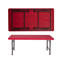Table et chaises pliantes en plastique pour enfants, jardin, camping, pique-nique