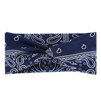 Bandeau torsadé style bohème à motif cachemire, accessoires capillaires quotidiens pour femmes, personnalisable directement de l'usine