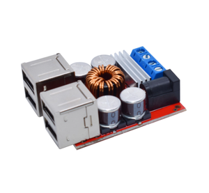 Módulo Reductor de Voltaje de 8V35V a 5V 8A con Salida USB de 4 Puertos, <span class=keywords><strong>Cargador</strong></span> de Coche para Teléfonos Móviles Android y <span class=keywords><strong>Apple</strong></span> - Product Image 2