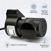 Système de surveillance du conducteur DMS, caméra avant, capteur AHD, 720P, angle de vue de 60°, 5 LED IR pour vision nocturne, 12-24V, caméra de voiture universelle